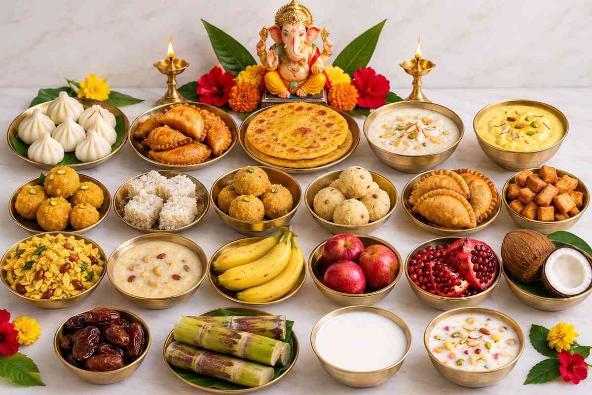 21 Naivedya Items for Lord Ganesha in Marathi